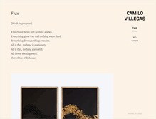 Tablet Screenshot of camilovillegas.com